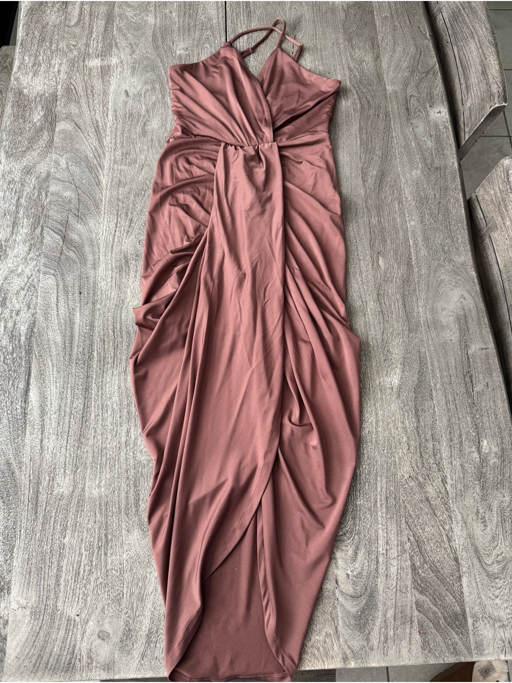Charlotte Russe Mauve Ruched Dress